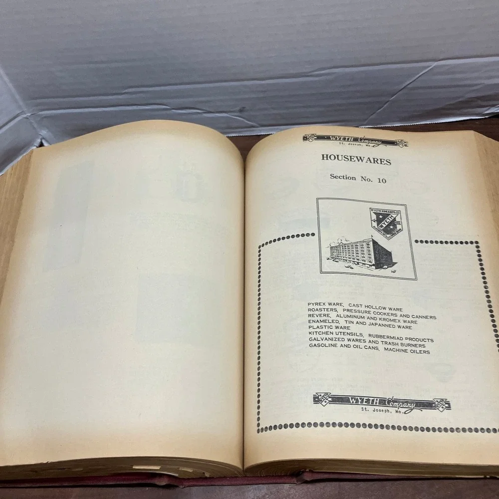 Wyeth Company General Catalog 1953 Industrial Hardware Tools Furniture 1602pg